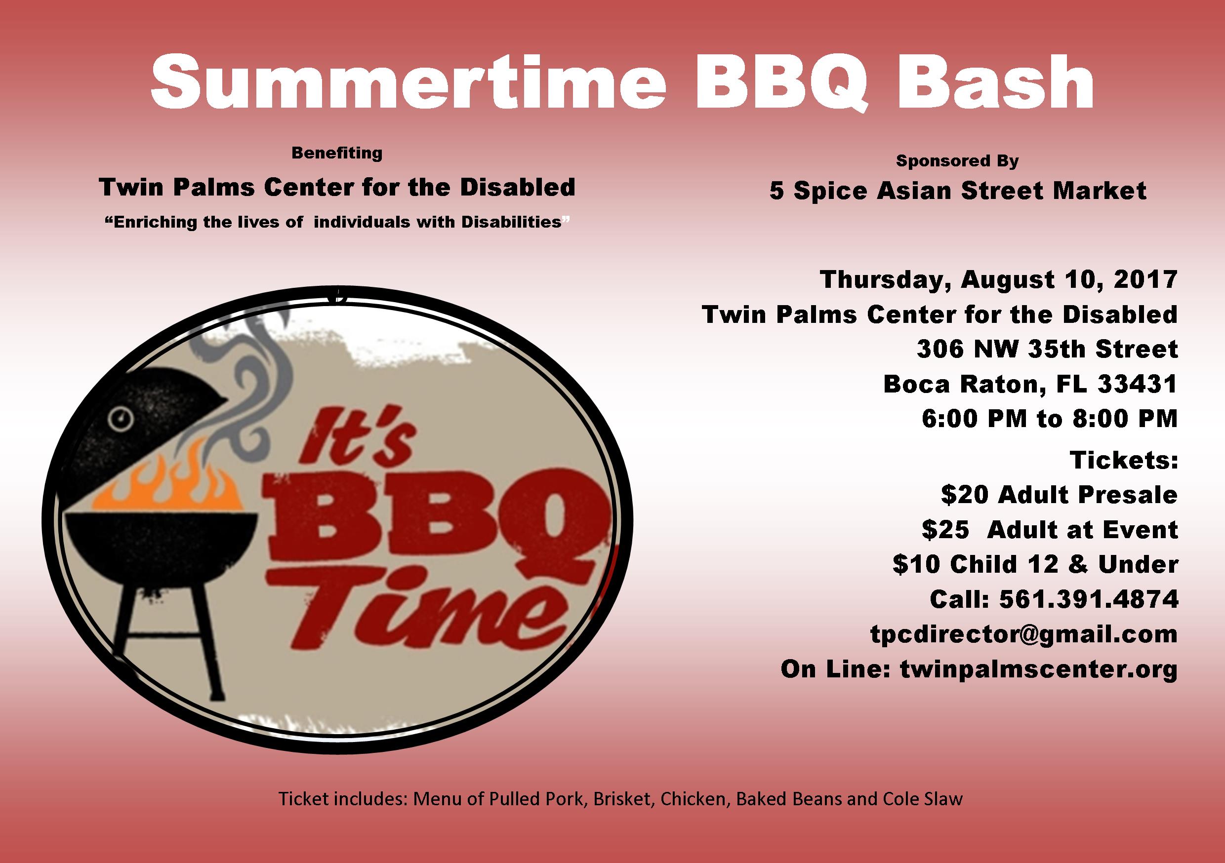 BBQ Invitation Front Page